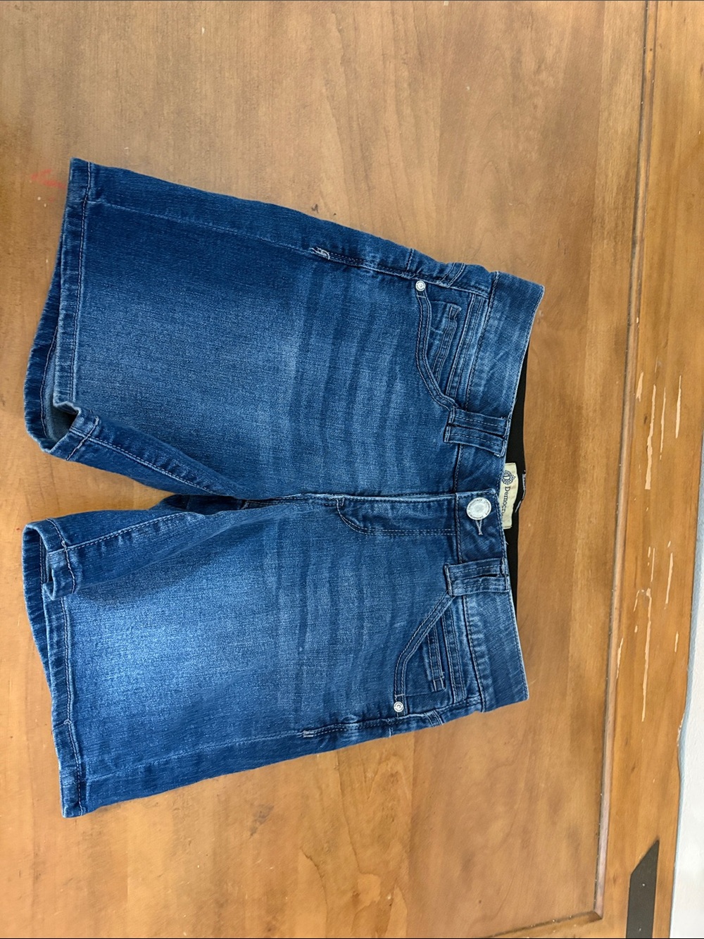 Democracy AbTechnology Denim Bermuda Shorts Size 6 - Picture 2 of 11